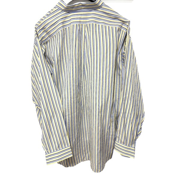 Polo Ralph Lauren Men’s Long Sleeve Button Up Striped 100% Cotton Shirt Sz XL - Picture 4 of 4